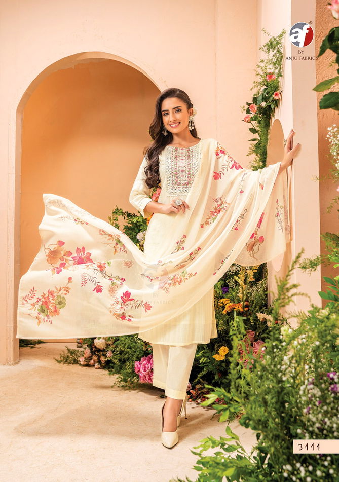 Af Preety Petals Viscose Readymade Suits Catalog
